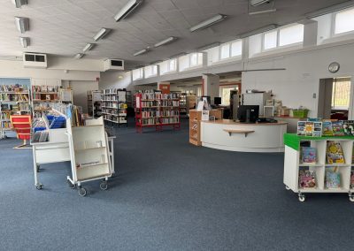 Individuelle Teppichreinigung in Bibliotheksbereichen