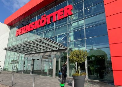 Individuelle Schaufensterreinigung